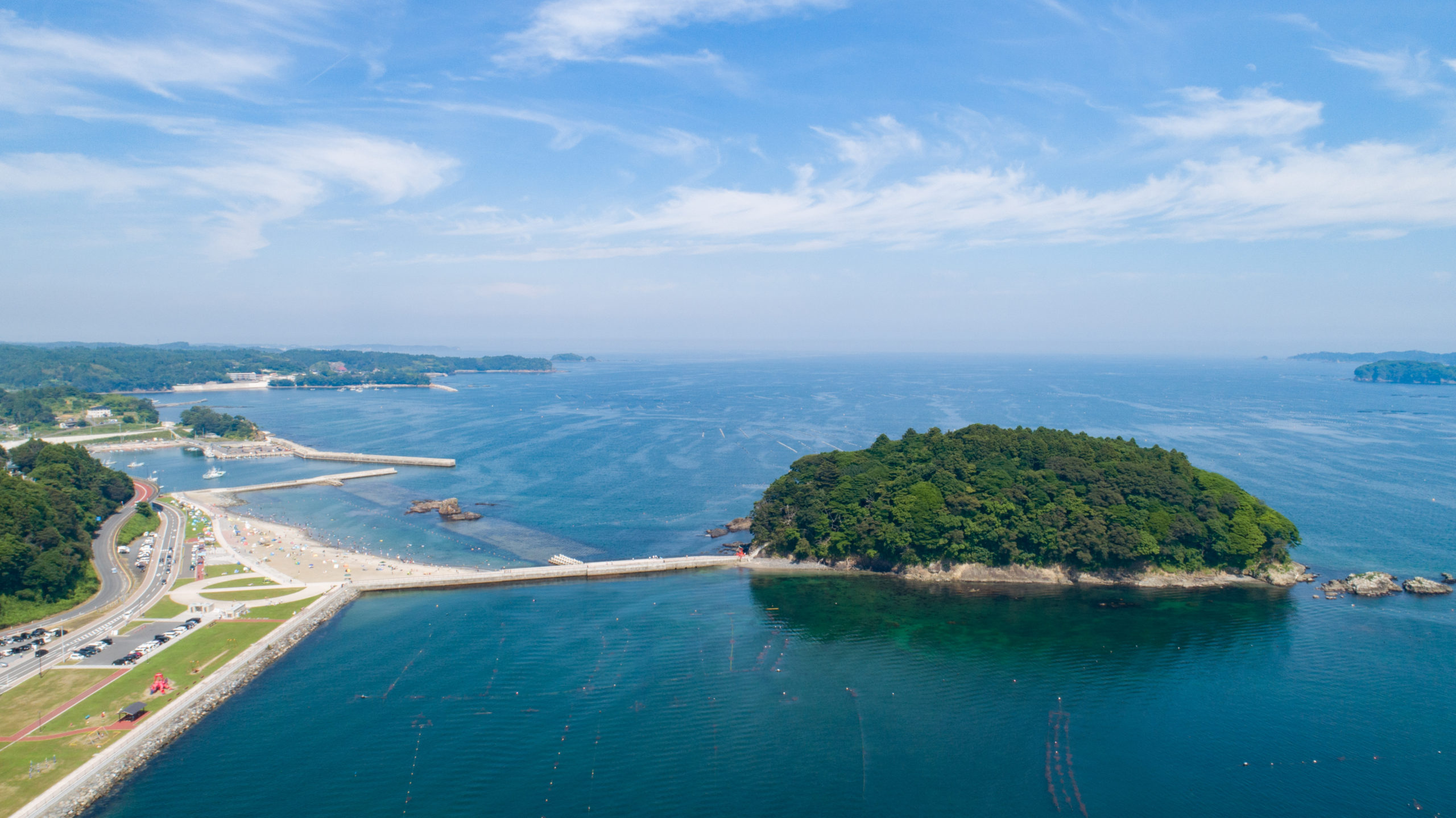 《宮城県・南三陸町》サンオーレそではま海水浴場