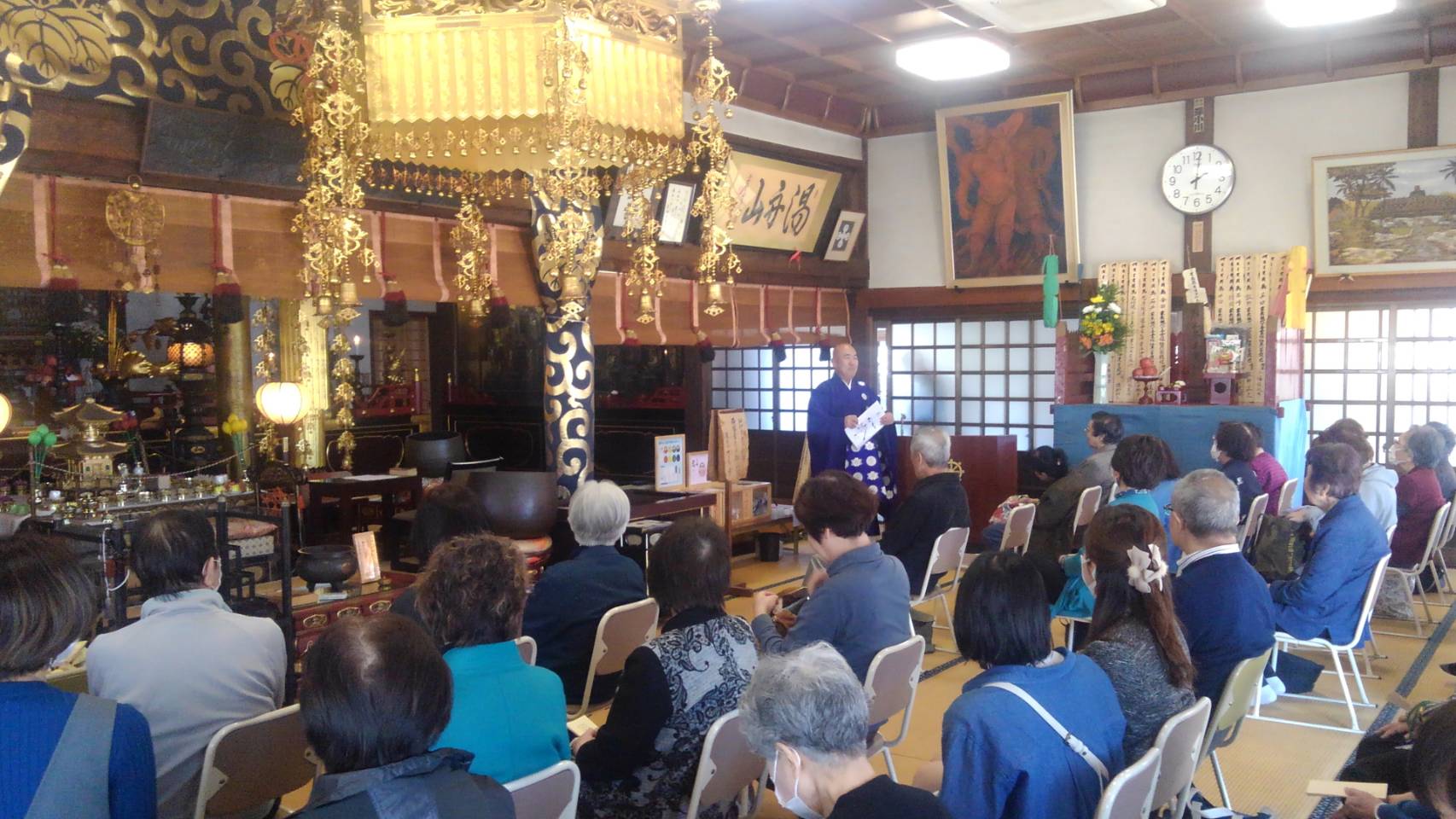 春彼岸会の法要